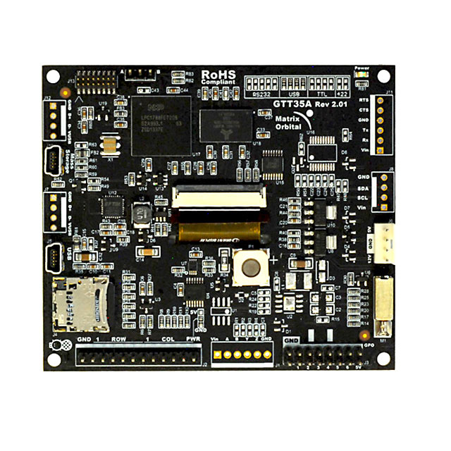 GTT35A-TPR-BLM-B0-H1-CU-V5 Matrix Orbital  Modules d'affichage - LCD OLED Graphic